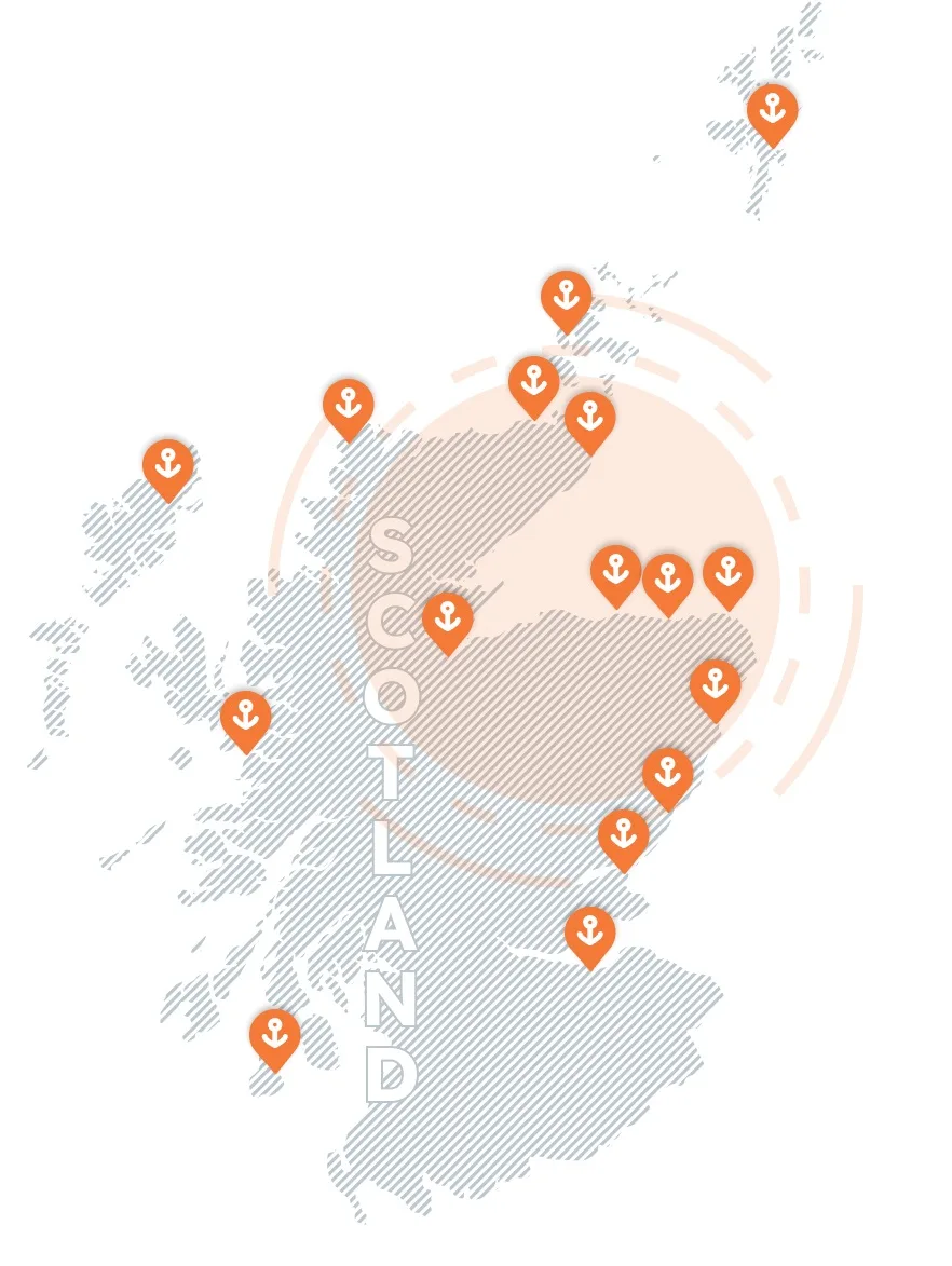 Map image of PSG project or location