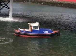Beaver vessel navigating at sea